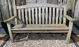 Vintage wooden bench